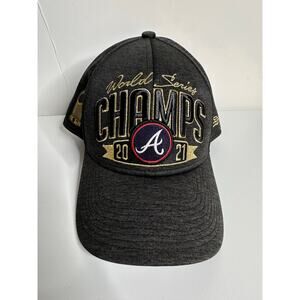 Atlanta Braves 2021 World Series Champs Snapback Hat Baseball Cap Gray New Era